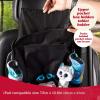 imageLusso Gear B S Car Organizer  Black and Kids Tray Table Cover  Airplanes