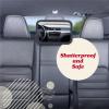 imageLusso Gear Baby Car Mirror  RearFacing Infant Mirror for Car with Crystal Clear View  Secure Shatterproof Backseat Design BlackTan