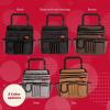 imageLusso Gear Car Organizer for Front Seat or Car Seat UltraDurable OneSizeFitsAll Car Storage Organizers Easily Keeps Supplies Secure ampamp Upright Premium Car Seat Organizer for Kids ampamp Adults TanTan