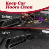 imageLusso Gear Car Seat Gap Filler ampamp Organizer 2 Pack  Universal Fit Vegan Leather  Holds Phone Keys ampamp Glasses  Car Accessories  Car Seat Gap Filler OrganizerGap Filler  Black