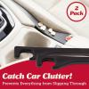 imageLusso Gear Car Seat Gap Filler ampamp Organizer 2 Pack  Universal Fit Vegan Leather  Holds Phone Keys ampamp Glasses  Car Accessories  Car Seat Gap Filler OrganizerGap Filler  Black