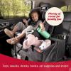 imageLusso Gear Car Seat Organizer with Cup Holders  Front or Backseat Organizer  9 Storage Compartments for Travel  Fits Cars Trucks and Vans  BlackFloral