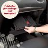 imageLusso Gear Car Seat Organizer with Cup Holders  Front or Backseat Organizer  9 Storage Compartments for Travel  Fits Cars Trucks and Vans  BlackFloral
