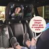 imageLusso Gear Car Seat Protector  Baby Backseat Mirror for Car  Baby Travel Essentials  Protect Car Seats and Keep on Eye on Your Baby  Waterproof Car Seat Protector for Child Car Seat