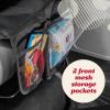 imageLusso Gear Car Seat Protector for Baby Car Seat Thick Padding Waterproof NonSlip Backing 2 Mesh Storage Pockets  Black2Pack Tan