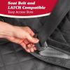 imageLusso Gear Car Seat Protector for Baby Car Seat Thick Padding Waterproof NonSlip Backing 2 Mesh Storage Pockets  BlackBench Seat Cover  Black