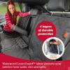imageLusso Gear Dog Car Seat Cover for Back Seat  100 Waterproof  Full Protection from Mud Scratches Shedding  NonSlip Cover Stays in Place Fits Car Truck SUV BlackTravel Edition  Black