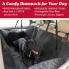 imageLusso Gear Dog Car Seat Cover for Back Seat  100 Waterproof  Full Protection from Mud Scratches Shedding  NonSlip Cover Stays in Place Fits Car Truck SUV BlackDog Car Seat Hammock