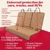 imageLusso Gear Dog Car Seat Cover for Back Seat  100 Waterproof  Full Protection from Mud Scratches Shedding  NonSlip Cover Stays in Place Fits Car Truck SUV BlackPremium Edition  Tan