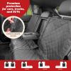 imageLusso Gear Dog Car Seat Cover for Back Seat  100 Waterproof  Full Protection from Mud Scratches Shedding  NonSlip Cover Stays in Place Fits Car Truck SUV BlackTravel Edition  Black
