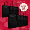 imageLusso Gear Hanging Car Trunk Organizer Cargo Storage for Truck SUV Van  Large or Small Back Seat Spaces  Strong Durable Pockets  Holds any Accessories  Backseat Car Organizer Storage  XLBlack