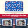 imageLusso Gear Kids Airplane Tray Table Cover with Pockets  Travel Essentials for Toddlers  Travel Tray for Kids on Plane or Train  Airplane Must Haves and Flying Essentials  Baby Must Have UnicornsAirplanes