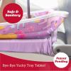 imageLusso Gear Kids Airplane Tray Table Cover with Pockets  Travel Essentials for Toddlers  Travel Tray for Kids on Plane or Train  Airplane Must Haves and Flying Essentials  Baby Must Have UnicornsAirplanes
