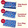 imageLusso Gear Kids Airplane Tray Table Cover with Pockets  Travel Essentials for Toddlers  Travel Tray for Kids on Plane or Train  Airplane Must Haves and Flying Essentials  Baby Must Have UnicornsAirplanes