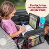 imageLusso Gear Lap Tray for Toddler and kids Table Tray for Travel Car Seat Airplane Desk Essential Accessories and Road Trip Activities GrayMermaids