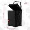 imageLusso Gear SpillProof Car Trash Can 35 Gallon  Easy to Clean Hanging Garbage Bin  LeakProof Lid Removable Liner Waterproof  Keeps Truck SUV Car Minivan Clean ampamp Odor Free GrayRed