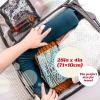 imageLusso Gear Twist Memory Foam Travel Pillow Neck Lumbar ampamp Leg Support  Adjustable Pillow for Plane Car Home  Machine WashableDryer Safe Cover  Attaches to Luggage  Ear Plugs Eye Mask GrayGray