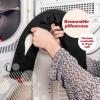 imageLusso Gear Twist Memory Foam Travel Pillow Neck Lumbar ampamp Leg Support  Adjustable Pillow for Plane Car Home  Machine WashableDryer Safe Cover  Attaches to Luggage  Ear Plugs Eye Mask GrayGray