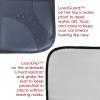imageLusso Gear Two Pack of Car Seat Protector Black  Two Pack of Heavy Duty Kick Mats Black Waterproof Protects Fabric or Leather Seats Premium Oxford Fabric Travel Essentials