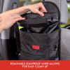 imageLusso Gear quotNeat Freak Bundle  Gray  Car Trash Can Back Seat Car Organizer Car Seat Organizer with Cup Holders for Front Back Passenger Seats Truck and Van