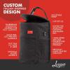 imageLusso Gear quotToddler Travel Time Bundle  Black  Kids Travel Tray Back Seat Organizer Car Seat Organizer Car Trash Can