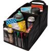 imageLusso Gear Car Seat Organizer with Cup Holders  Front or Backseat Organizer  9 Storage Compartments for Travel  Fits Cars Trucks and Vans  BlackBlack