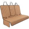 imageLusso Gear Dog Car Seat Cover for Back Seat  100 Waterproof  Full Protection from Mud Scratches Shedding  NonSlip Cover Stays in Place Fits Car Truck SUV BlackPremium Edition  Tan