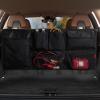 imageLusso Gear Hanging Car Trunk Organizer Cargo Storage for Truck SUV Van  Large or Small Back Seat Spaces  Strong Durable Pockets  Holds any Accessories  Backseat Car Organizer Storage  XLBlack