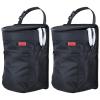 imageLusso Gear SpillProof Car Trash Can 25 Gallon  EasytoClean Hanging Garbage Bin  LeakProof Lid Removable Liner Waterproof  Keep Car SUV Truck Minivan OdorFree  Black  Truck Accessories2Pack Black