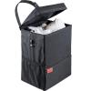 imageLusso Gear SpillProof Car Trash Can 35 Gallon  Easy to Clean Hanging Garbage Bin  LeakProof Lid Removable Liner Waterproof  Keeps Truck SUV Car Minivan Clean ampamp Odor Free GrayBlack