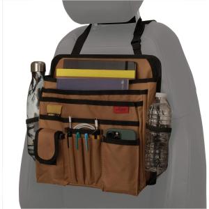 imageLusso Gear Car Organizer for Front Seat or Car Seat UltraDurable OneSizeFitsAll Car Storage Organizers Easily Keeps Supplies Secure ampamp Upright Premium Car Seat Organizer for Kids ampamp Adults TanTan