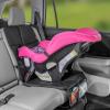imageLusso Gear Car Seat Protector BlackRed  Two Pack of Heavy Duty Kick Mats BlackRed Waterproof Protects Fabric or Leather Seats Premium Oxford Fabric Travel Essentials