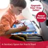 imageLusso Gear Kids Tray Table Cover  Black and Car Seat Organizer  Black