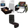 imageLusso Gear Kids Tray Table Cover  Black Kids Travel Tray  Black and Baby Car Seat Protector  Black