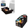 imageLusso Gear Kids Tray Table Cover  Black and Car Seat Organizer  Black