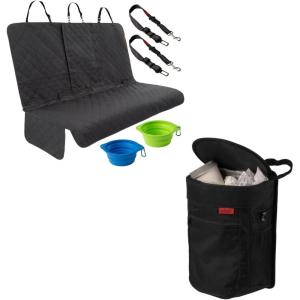 imageLusso Gear DCSC Travel and Car Trash Can  Round  Black