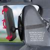 imageLusso Gear 2 Pack of Car Seat Protectors Black  Baby Backseat Mirror for Car Black Waterproof Protects Fabric or Leather Seats Premium Oxford Fabric Travel Essentials