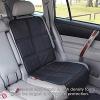 imageLusso Gear Two Pack of Car Seat Protector Gray  Two Pack of Heavy Duty Kick Mats Gray Waterproof Protects Fabric or Leather Seats Premium Oxford Fabric Travel Essentials
