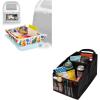 imageLusso Gear Kids Tray Table Cover  Dinos and Car Seat Organizer  Black