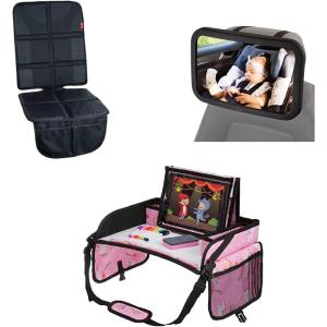 imageLusso Gear KTT Unicorn  Car Seat Protector Black  Baby Mirror Black