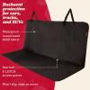 imageLusso Gear Dog Car Seat Cover and Car Trash Can  Round  Black