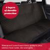 imageLusso Gear Dog Car Seat Cover and Car Trash Can  Round  Black
