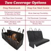 imageLusso Gear Dog Car Seat Cover for Front Seat 2 Pack  100 Waterproof Nonslip  Full Protection for Passenger Chair Captain Chairs  Rear Seat Protector for Dogs  Fits Cars Trucks SUVsDog Car Seat Hammock