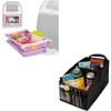 imageKids Tray Table Cover  Unicorns and Car Seat Organizer  Black