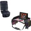 imageLusso Gear KTT Floral  Car Seat Protector Black wRed