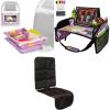 imageKids Tray Table Cover  Unicorns Kids Travel Tray  Unicorns and Baby Car Seat Protector  Black