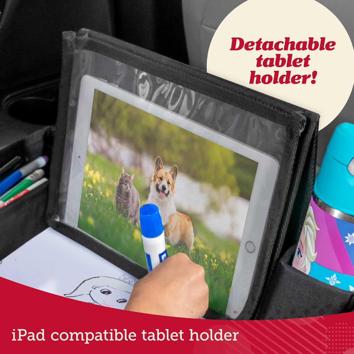 imageKids Tray Table Cover  Mermaids Kids Travel Tray  Mermaids and Baby Car Seat Protector  Black