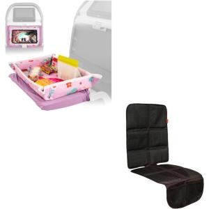 imageKids Tray Table Cover  Mermaids and Baby Car Seat Protector  Black
