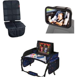 imageLusso Gear KTT Planets  Car Seat Protector Black  Baby Mirror Black