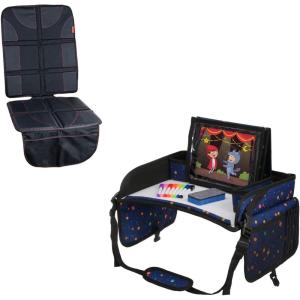 imageLusso Gear KTT Planets  Car Seat Protector Black wRed